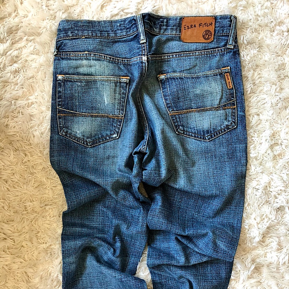 Men’s A&F Ezra Fitch Low-rise Jeans